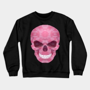 Pink Camouflage Skull Crewneck Sweatshirt